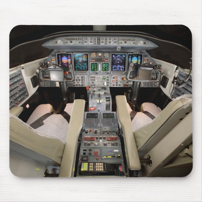 Lear Jet Cockpit Mousepad (Vorne)