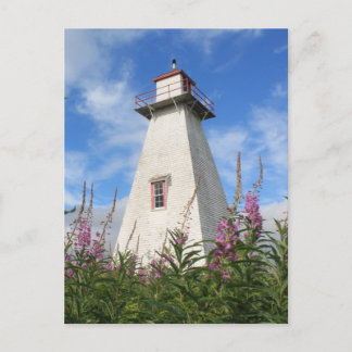 Leard's Back Range Light - Prince Edward Island Postkarte
