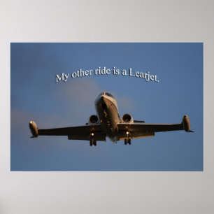 Learjet Plakat