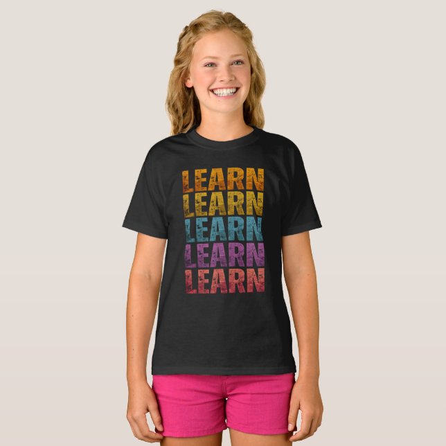 LEARN LEARN T - SHIRT (Vorne ganz)