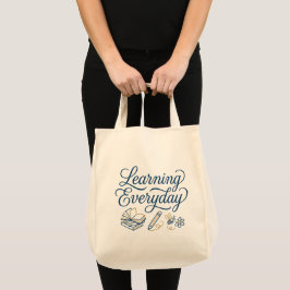 Learning Everyday inspiration gift for teachers Tragetasche
