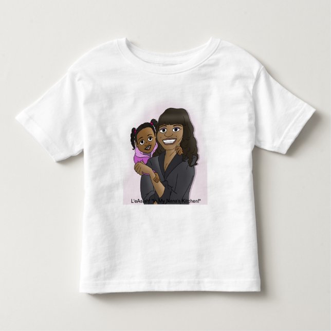 Le'Asiah! "In meiner Nanas Küche! " Kleinkind T-shirt (Vorderseite)