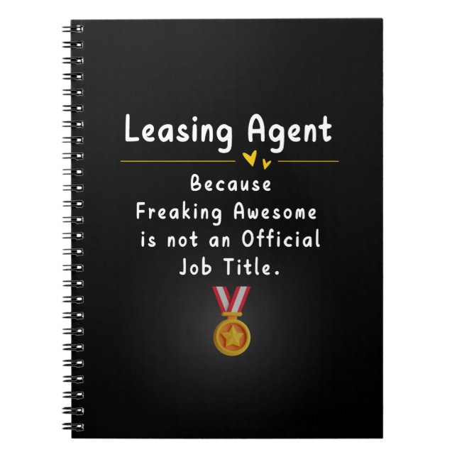 Leasing-Agent Notizblock (Vorderseite)