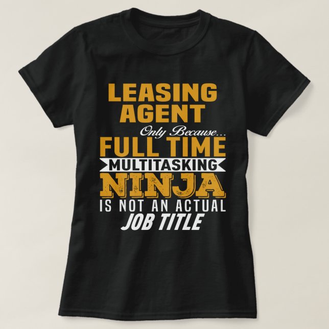 Leasing-Agent T-Shirt (Design vorne)