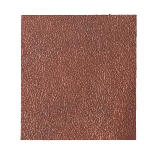 Leather 5.5" x 6" Notepad - 40 Seiten Notizblock (Vorderseite)