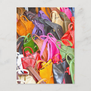 Leather Bags Post Card Postkarte
