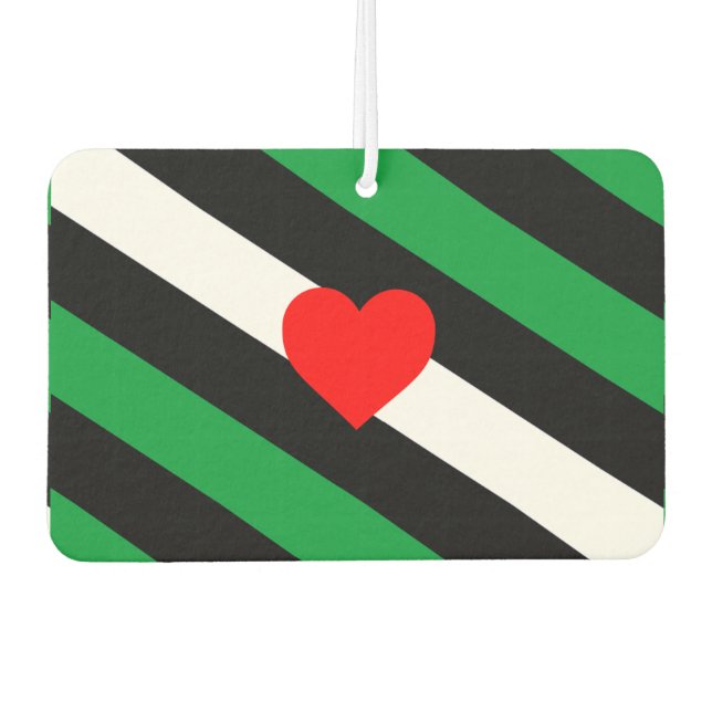 Leather Boi Pride Flag Autolufterfrischer (Vorderseite)