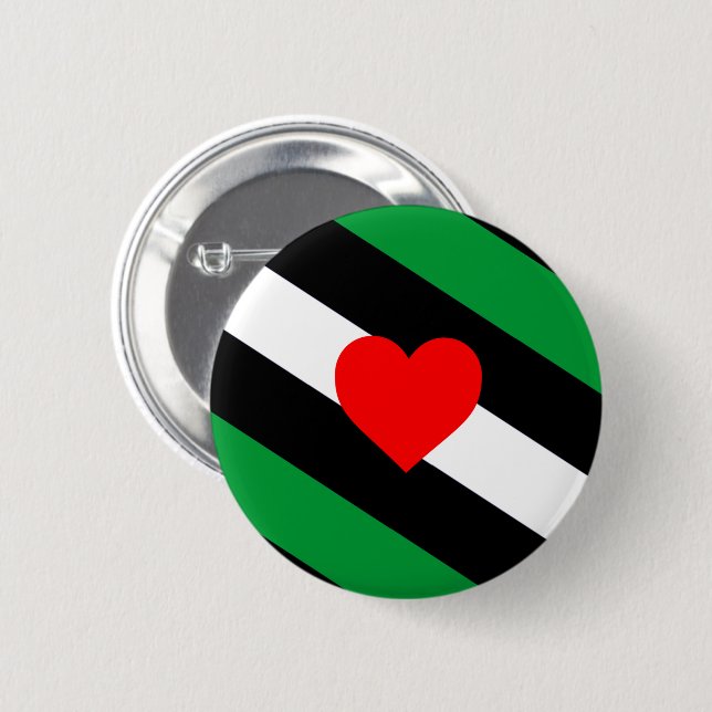 Leather Boi Pride Flag Button (Vorne & Hinten)