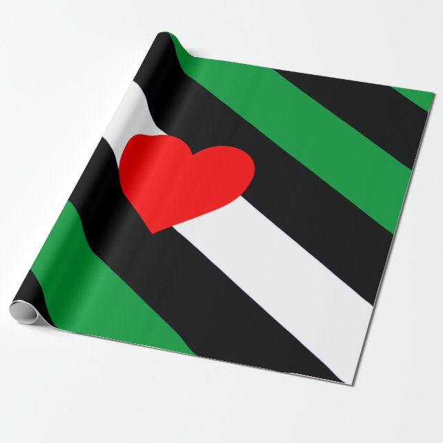 Leather Boi Pride Flag Geschenkpapier (Ungerollt)