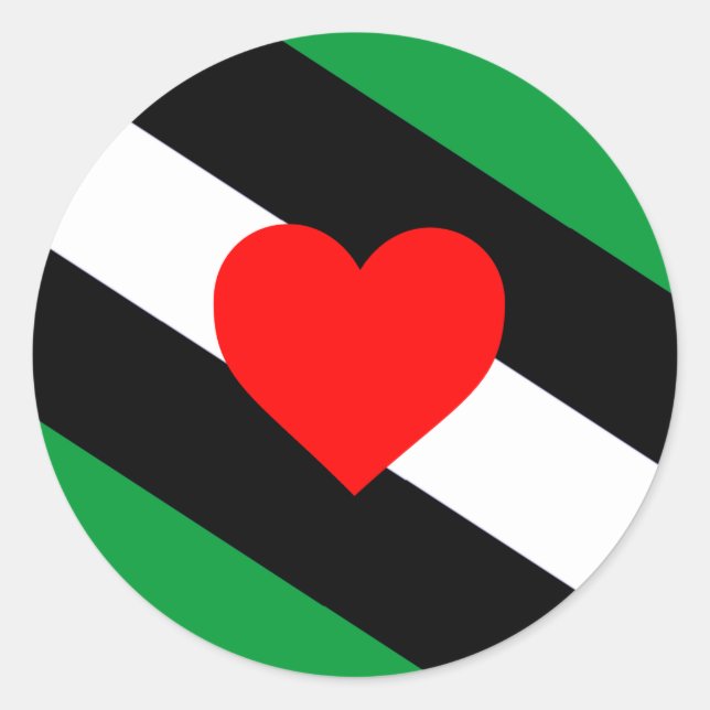 Leather Boi Pride Flag Runder Aufkleber (Vorderseite)
