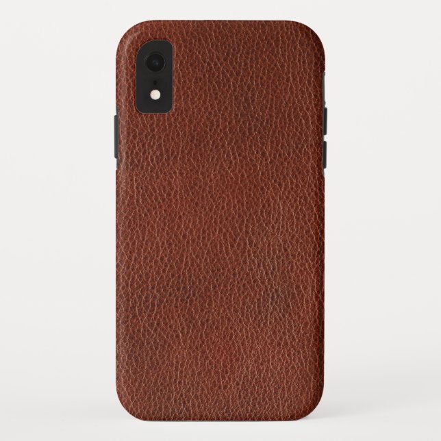 Leather Case-Mate Tough Apple iPhone XR Fall Hülle (Rückseite)