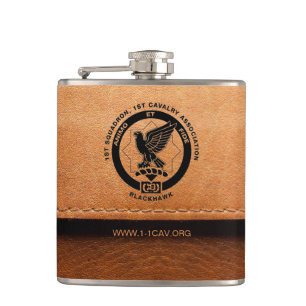 Leather Cav Flask Flachmann