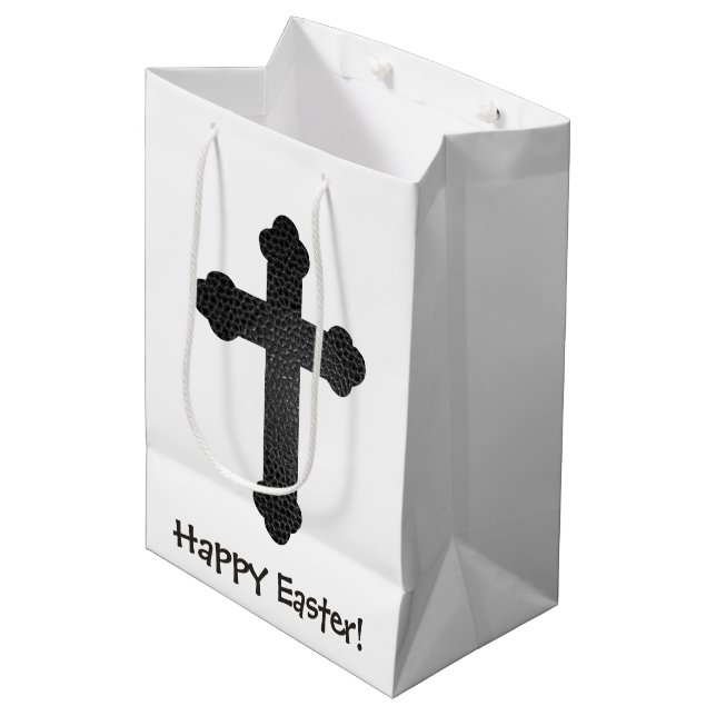 Leather Cross Oaster Geschenktasche Mittlere Geschenktüte (Vorderseite Schrägansicht)