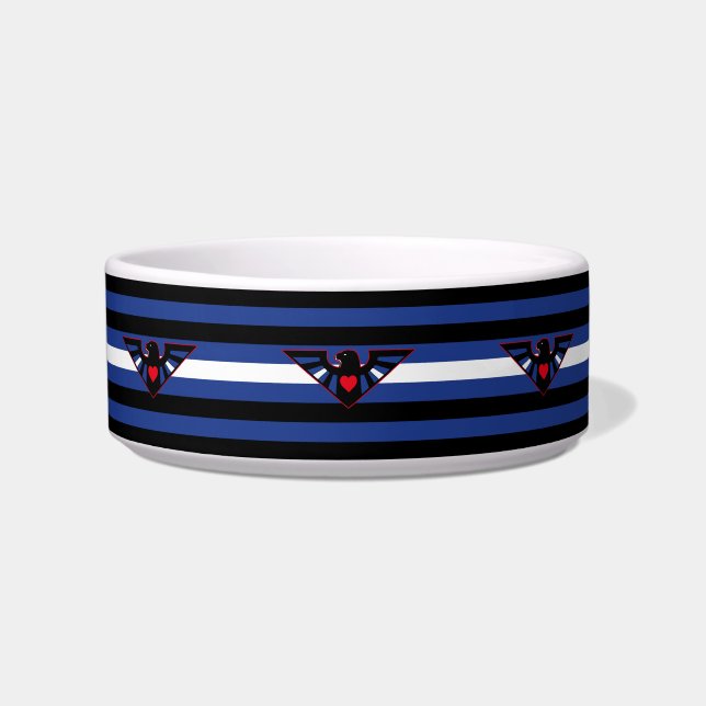 Leather Eagle Pride Flag Napf (Vorderseite)