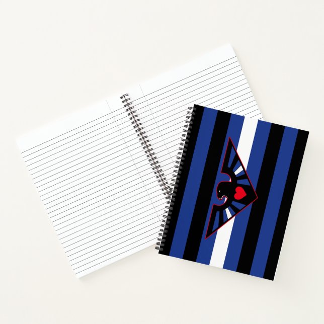 Leather Eagle Pride Flag Notizbuch (Innenseite)