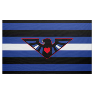Leather Eagle Pride Flag Stoff