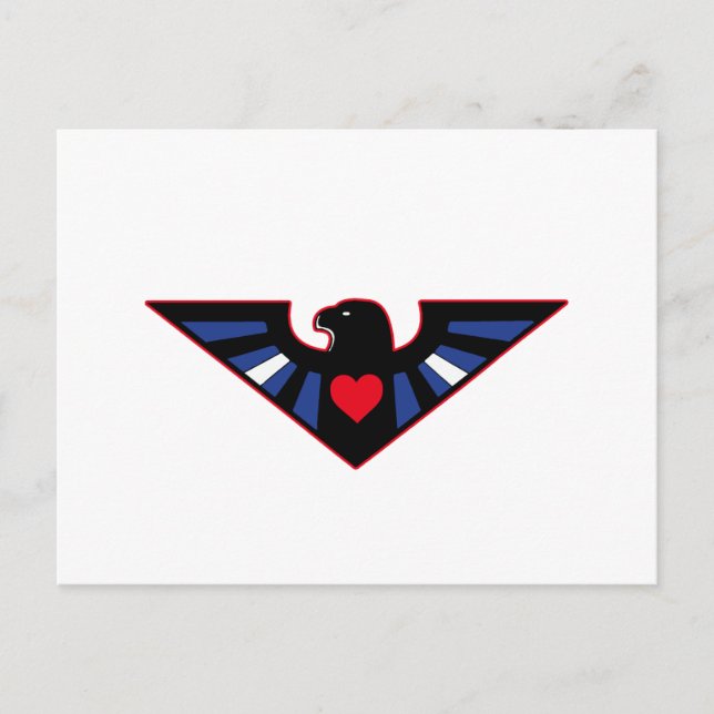 Leather Eagle Pride Postkarte (Vorderseite)