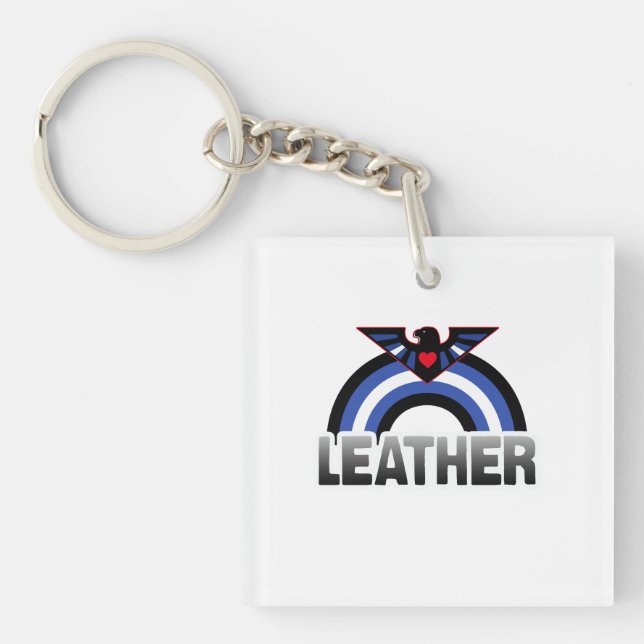 Leather Eagle Pride Schlüsselanhänger (Vorderseite)