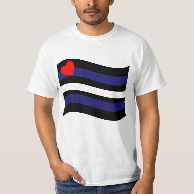 LEATHER FLAG WAVING T-Shirt (Vorderseite)