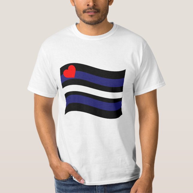 LEATHER FLAG WAVING T-Shirt (Vorderseite)