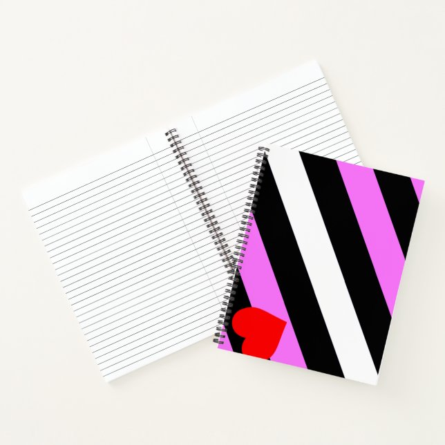 Leather Girl Pride Flag Notizbuch (Innenseite)
