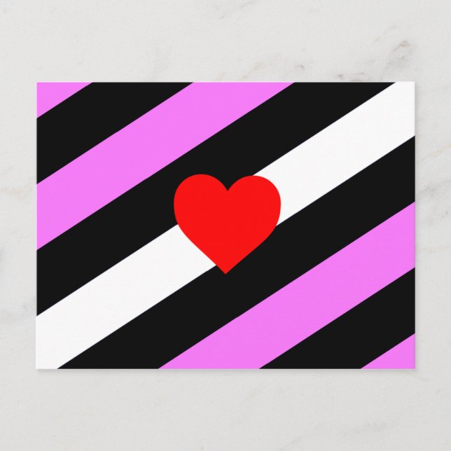 Leather Girl Pride Flag Postkarte (Vorderseite)