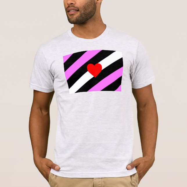 Leather Girl Pride Flag T-Shirt (Vorderseite)