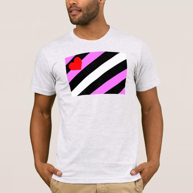 Leather Girl Pride Flag T-Shirt (Vorderseite)
