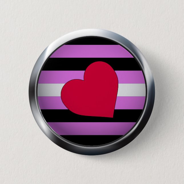 LEATHER GIRL PRIDE MEDALLION BUTTON (Vorderseite)