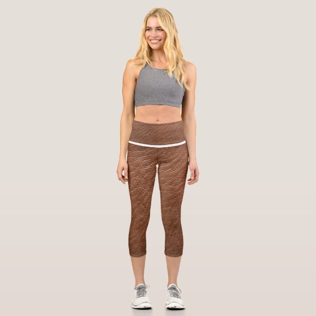 Leather High Waisted Capris High Waisted Capris (Vorderseite)