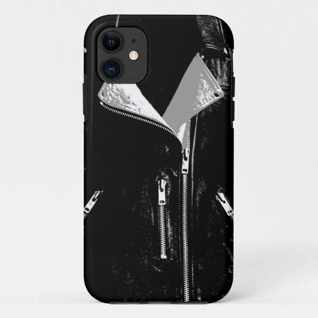 Leather Jacket White iPhone 5 Fall Case-Mate iPhone Hülle (Rückseite)