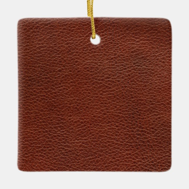Leather Keramik Square Keramikornament (Vorderseite)