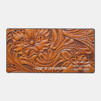Leather-LOOK desk mat for office/dorm customizable Schreibtischunterlage