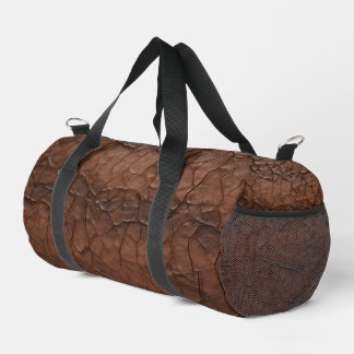 Leather-look Gym Duffle Bag