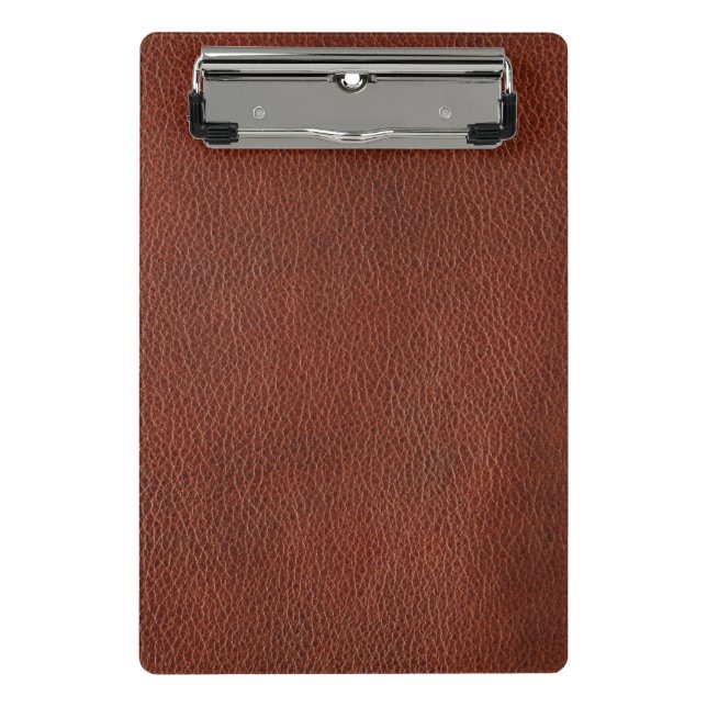 Leather Mini Clipboard Mini Klemmbrett (Vorderseite)