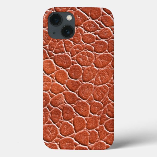 Leather Muster Case-Mate iPhone Hülle (Rückseite)