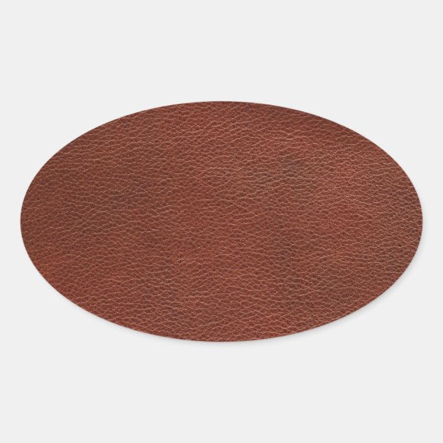 Leather Oval Stickers (Vorderseite)