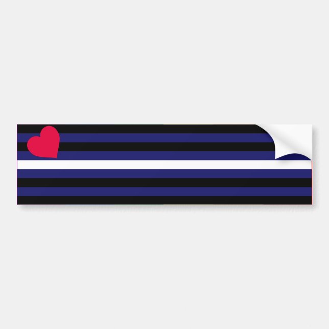 LEATHER PRIDE FLAG BAR AUTOAUFKLEBER (Vorne)