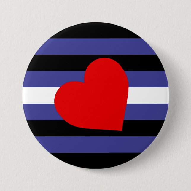 Leather Pride Flag Button (Vorderseite)