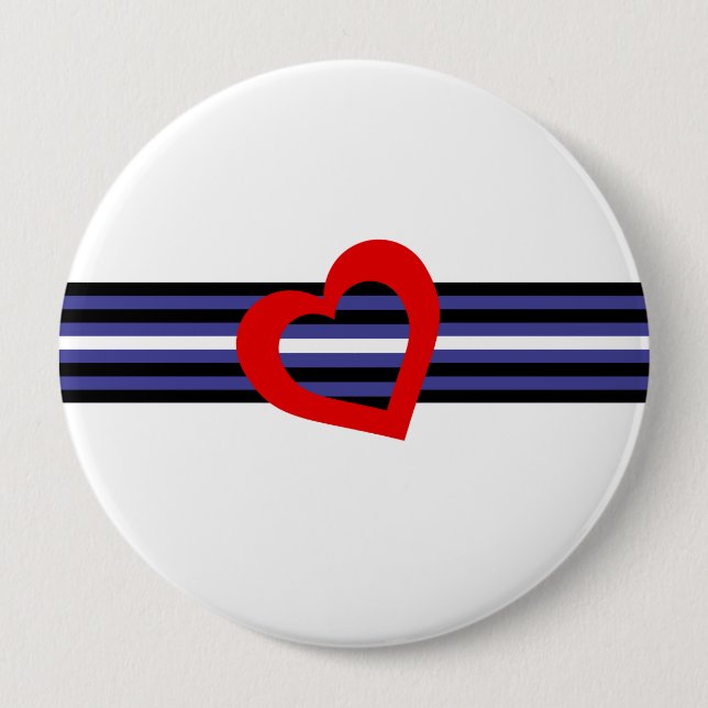 Leather Pride Flag Button (Vorderseite)