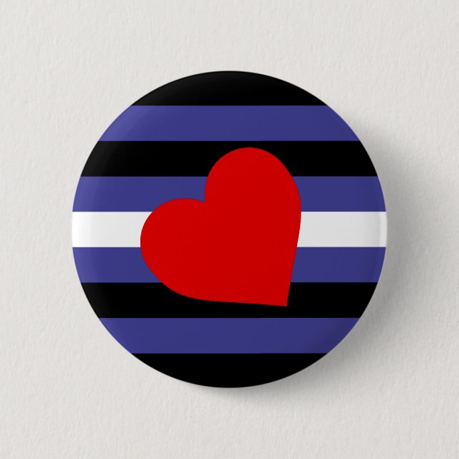 Leather Pride Flag Button (Vorderseite)