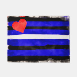 Leather Pride Flag Fußmatte