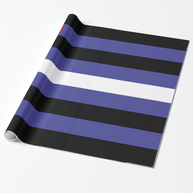 Leather Pride Flag Geschenkpapier (Ungerollt)