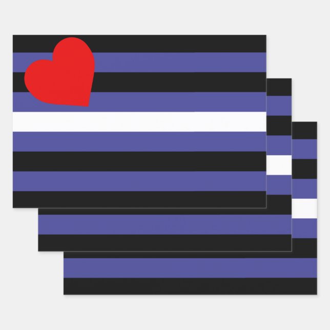 Leather Pride Flag Geschenkpapier Set (Set)