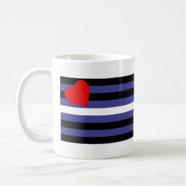 Leather Pride Flag Kaffeetasse