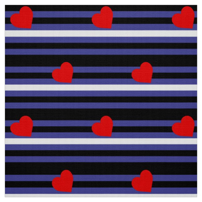 Leather Pride Flag Stoff (Muster)