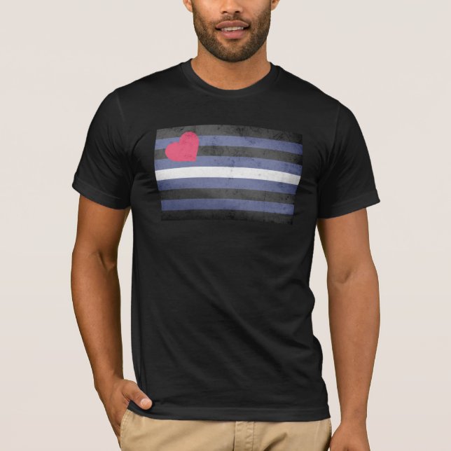 Leather Pride Flag T-Shirt (Vorderseite)