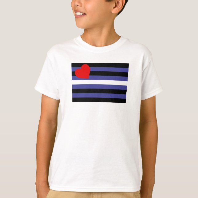 Leather Pride Flag T-Shirt (Vorderseite)