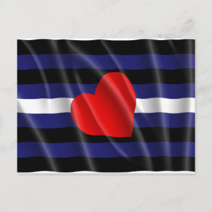 LEATHER PRIDE FLAGGE WEHT -.png Postkarte