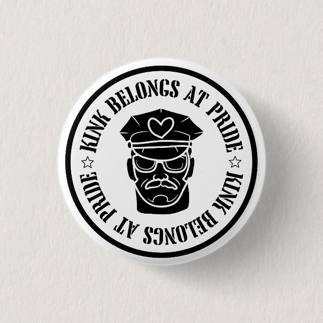 Leather Roots Button (Vorderseite)